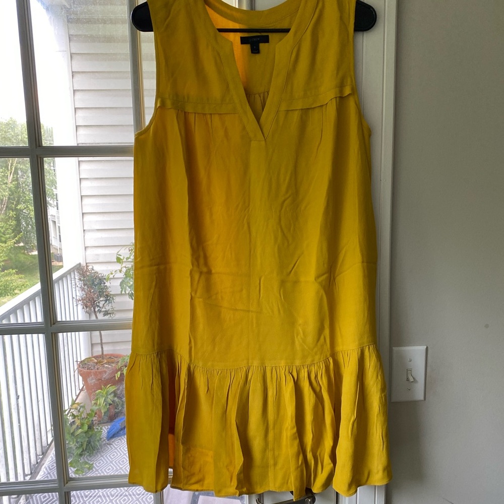 J Crew Yellow Dress